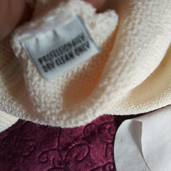 St.Johns Knit Cropped Sweater Tank Vintage Sz M - Picture 5 of 5